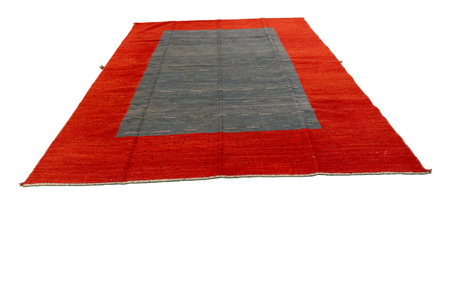 W 6.8 L 9 Sumak 100% Wool Hand-Woven All-Over Design - 52135