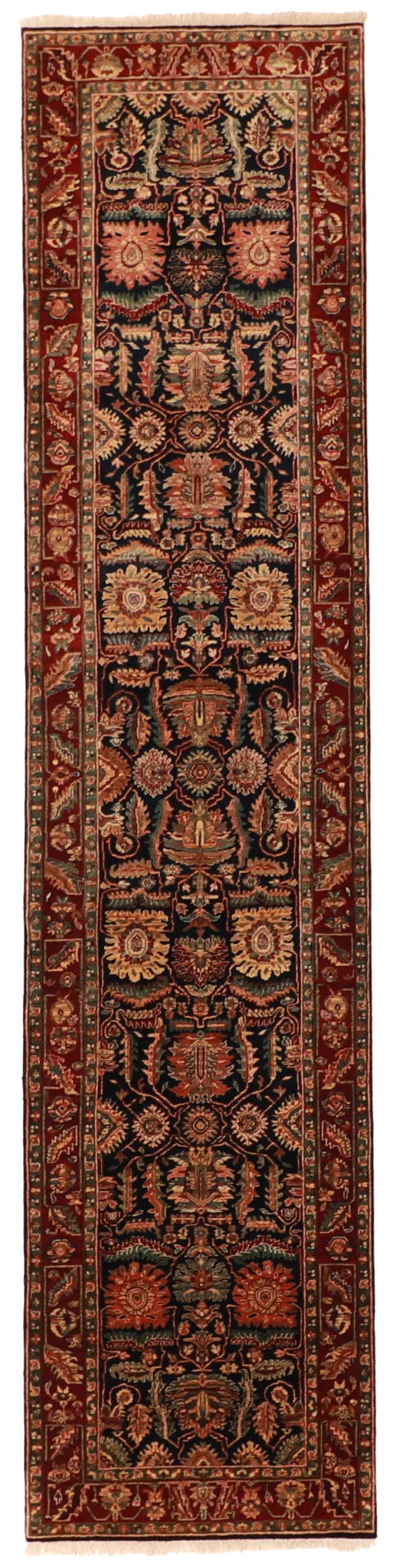 3 x 13.3 - Sh Abbas Fine All Over Rectangle - Finest Hand-Knotted Quality Wool — 52185