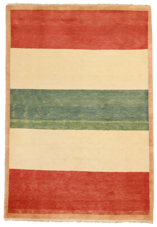 W 4.2 L 6.1 Choba 100% Wool Hand-Woven All-Over Design - 52206