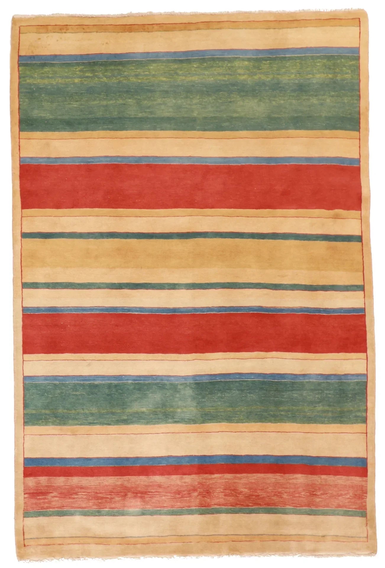 W 4.7 L 6.10 Choba 100% Wool Hand-Woven All-Over Design - 52208