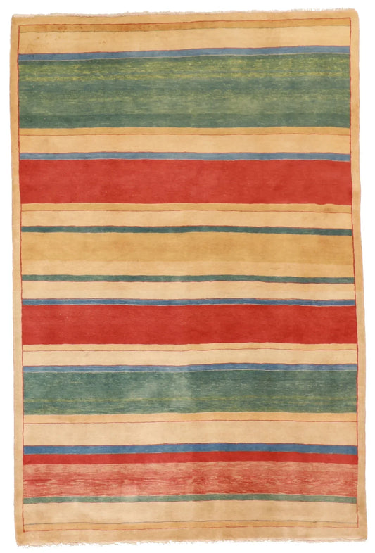 W 4.7 L 6.10 Choba 100% Wool Hand-Woven All-Over Design - 52208