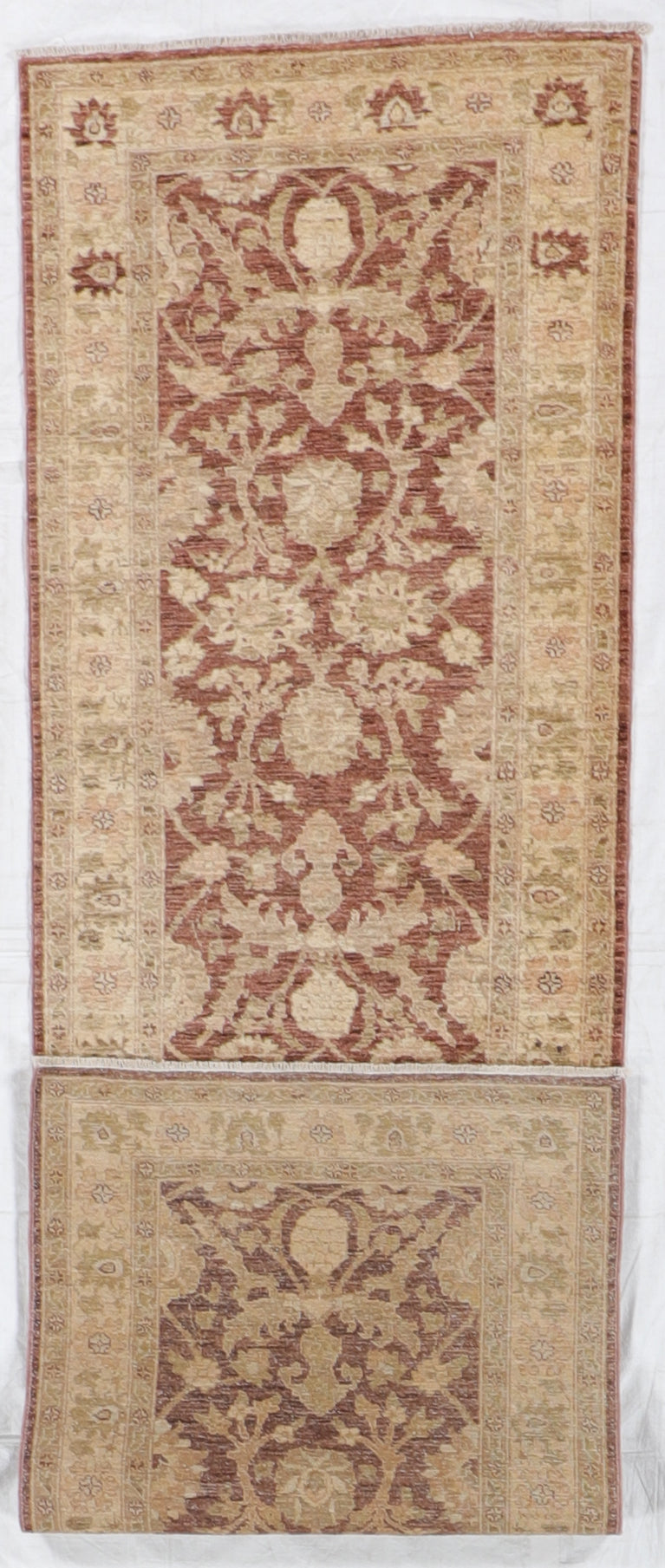 W 3.1 L 9.10 Sultan Abad Runner 100% Wool Handmade Pakistan All Over Design - 52444
