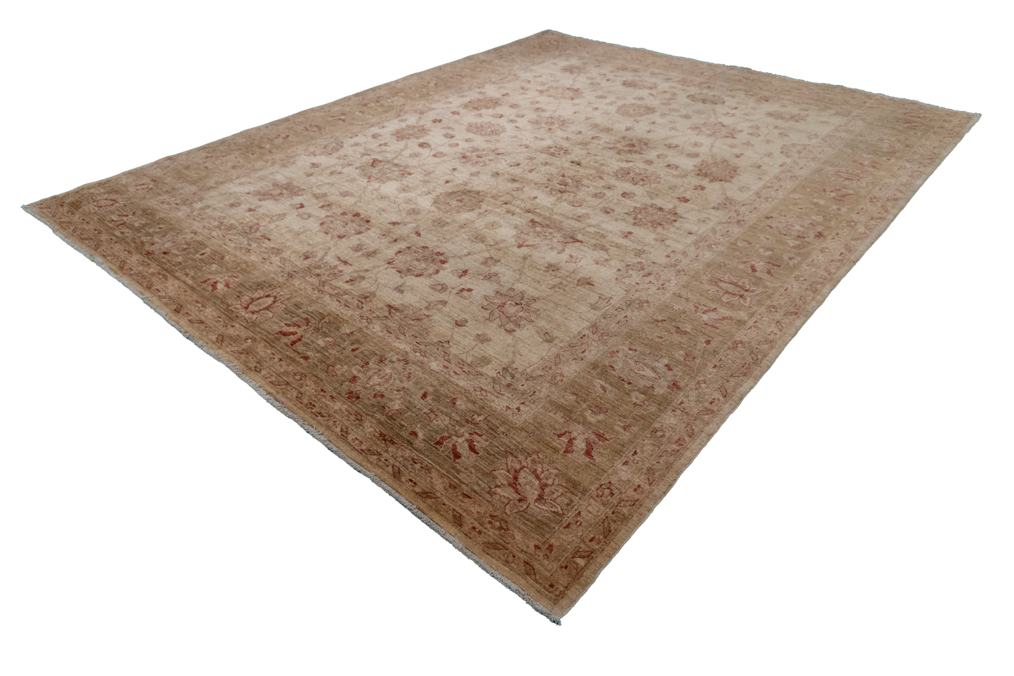 W 8 L 10.1 Haj Jalili 100% Wool Hand-Woven All-Over Design - 52473
