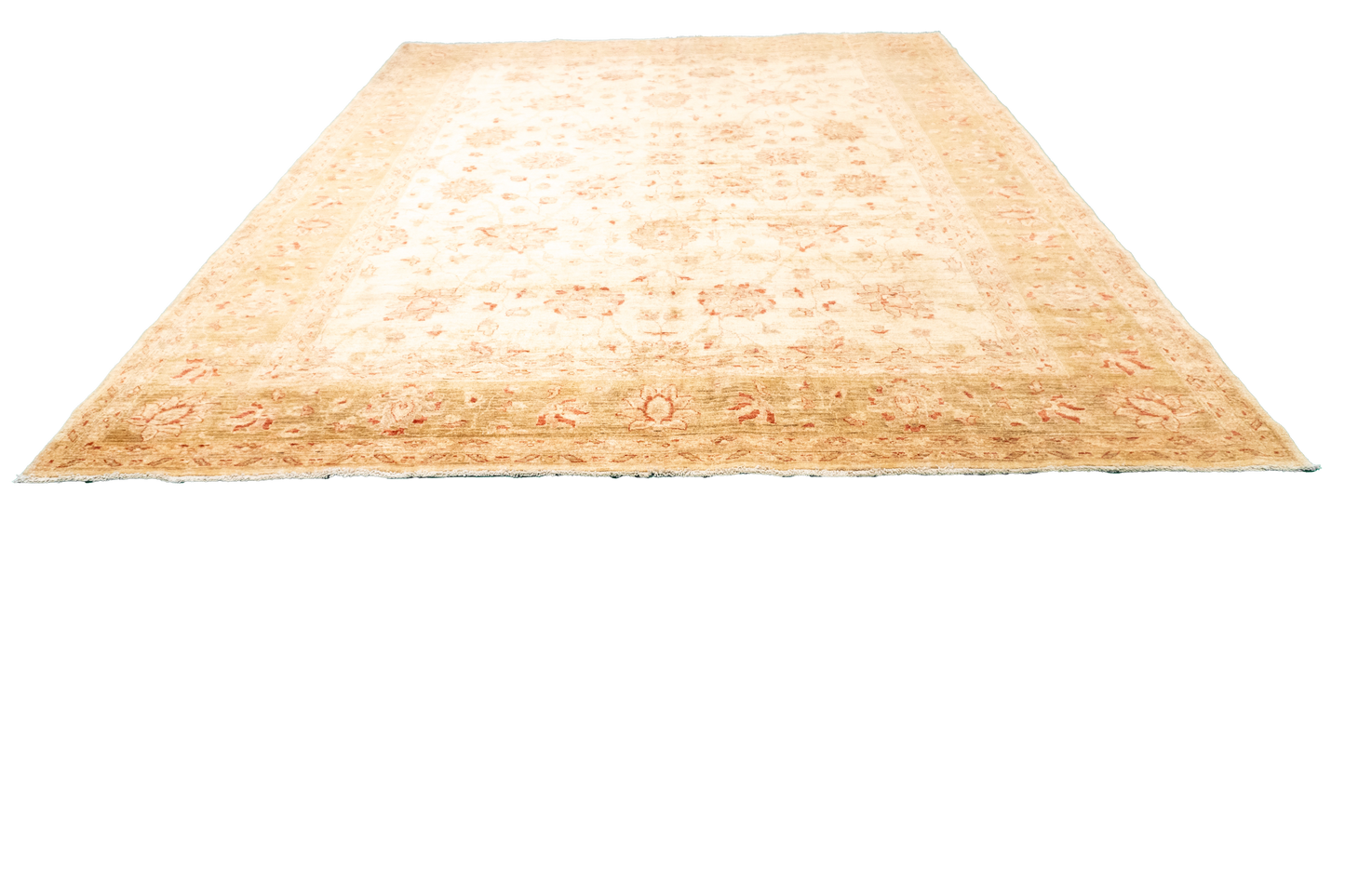 W 8 L 10.1 Haj Jalili 100% Wool Hand-Woven All-Over Design - 52473