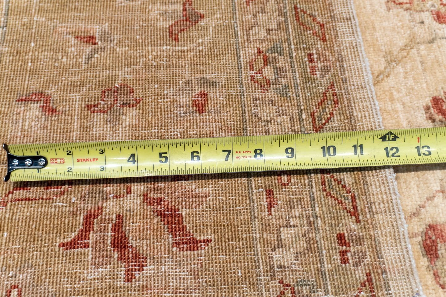 W 8 L 10.1 Haj Jalili 100% Wool Hand-Woven All-Over Design - 52473