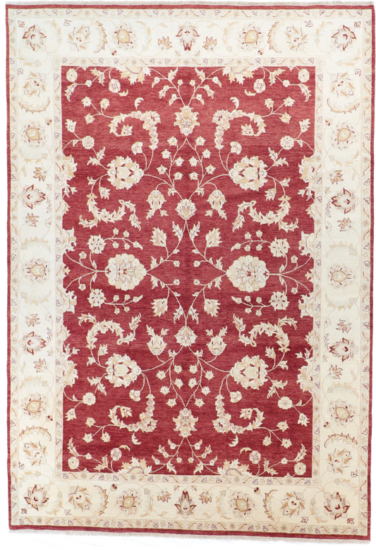 W 10 L 14.4 Frahan 100% Wool Hand-Woven All-Over Design - 52587