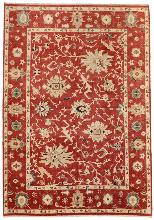 W 9.9 - L 14.1 - Joshan Fine/Wool All Over Rectangle - Hand Woven Rug - 52588