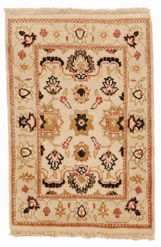 2 x 3 - Tabriz Fine/Wool All Over Rectangle - Finest Hand-Knotted Quality Wool — 52599