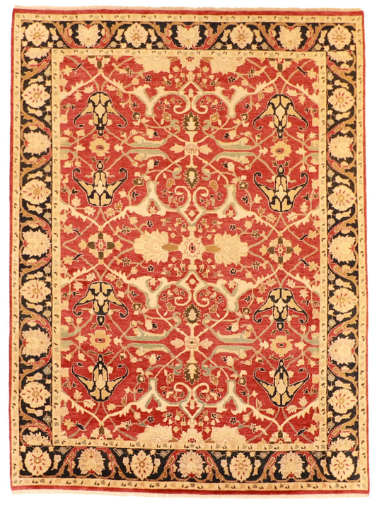 8 x 10.1 - Tabriz Fine/Wool All Over Rectangle - Hand Woven Rug — 52604