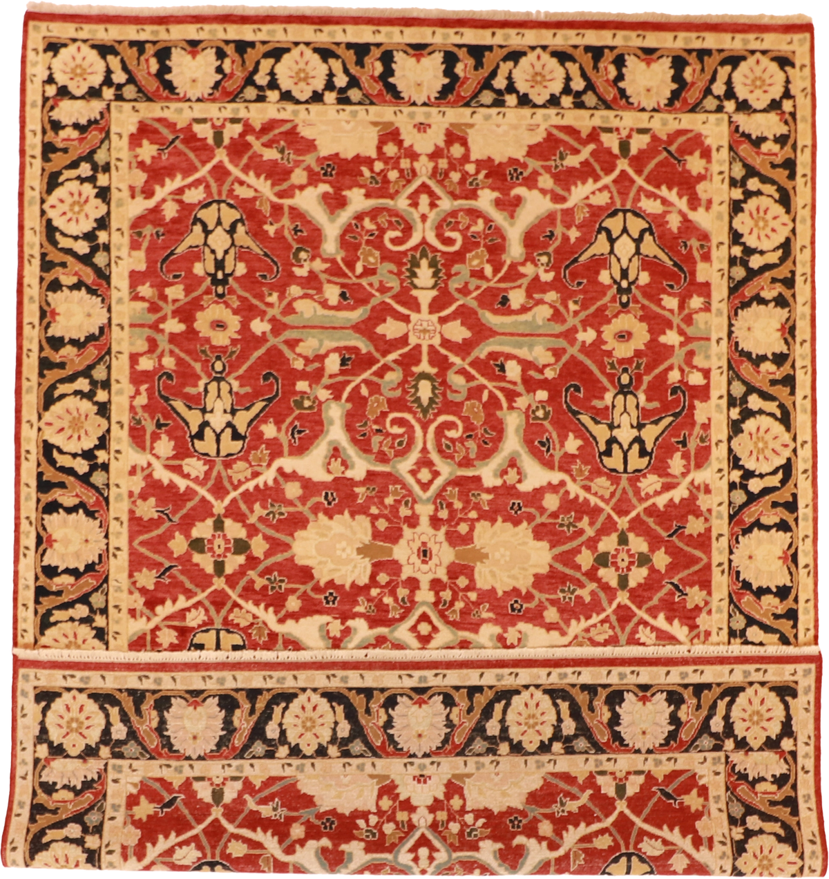 W 8 L 10.10 Tabriz 100% Wool Hand-Woven All-Over Design - 52604