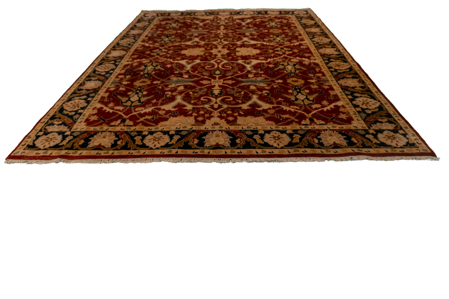 W 8 L 10.10 Tabriz 100% Wool Hand-Woven All-Over Design - 52604