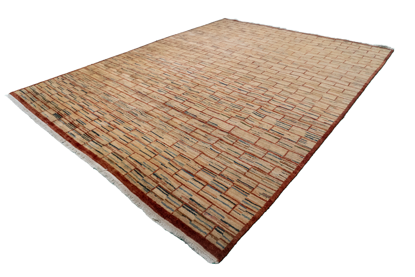 8x10 - Modern Wool All Over Rectangle - Hand Knotted Rug — 52605