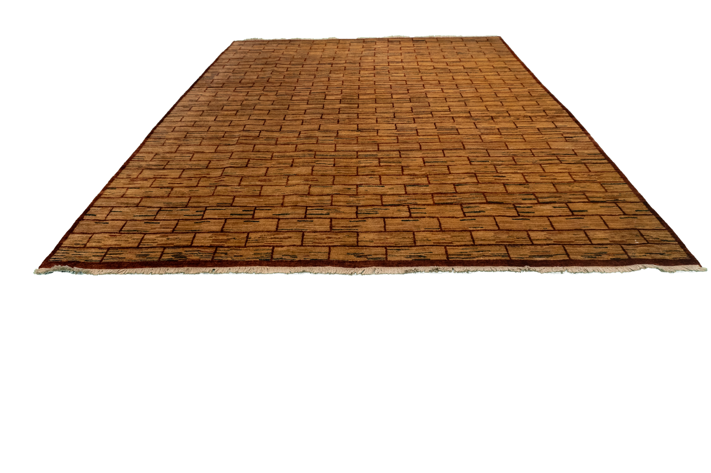 8x10 - Modern Wool All Over Rectangle - Hand Knotted Rug — 52605