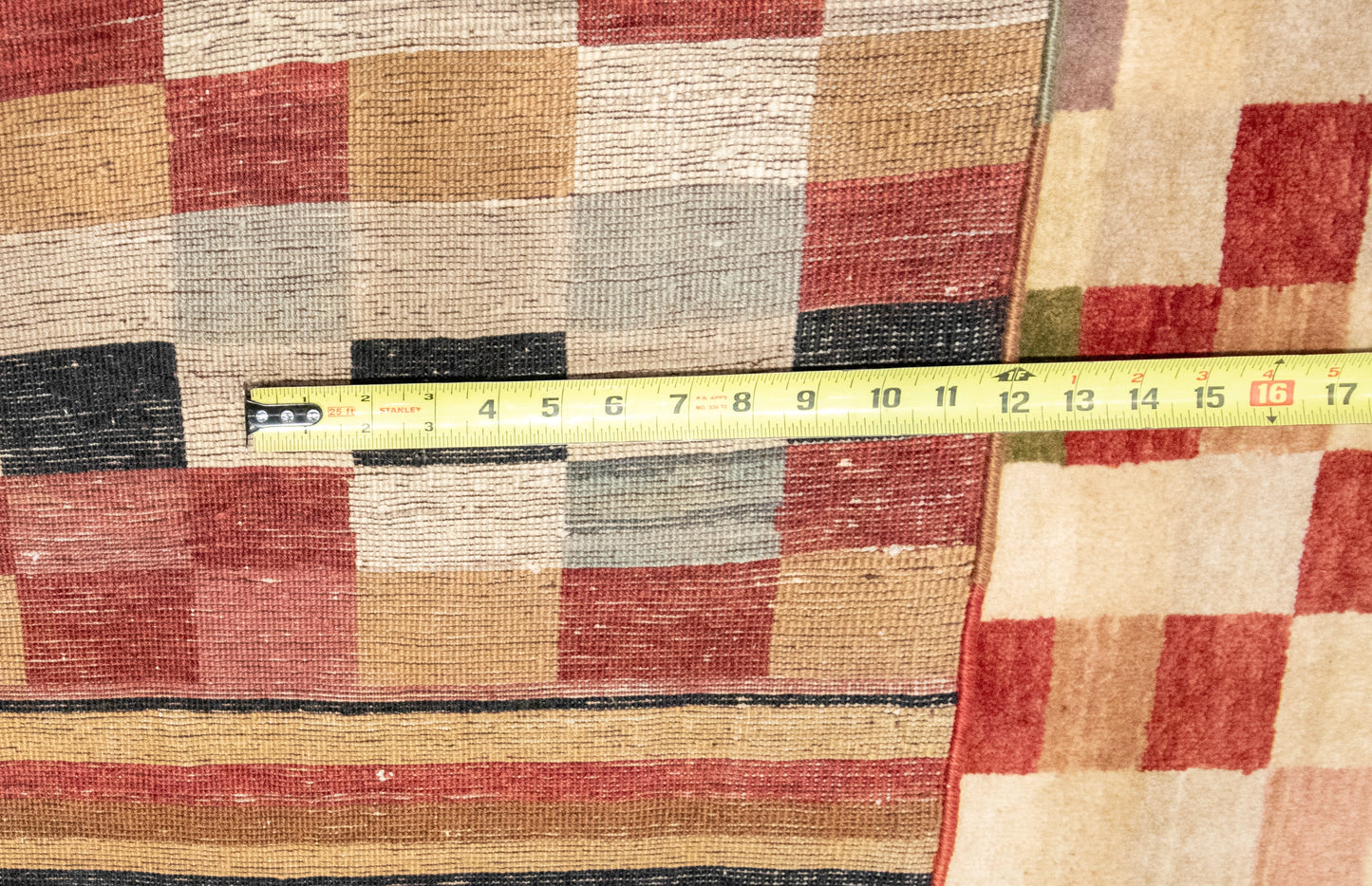 W 8.1 L 10.1 Modern 100% Wool Hand-Woven All-Over Design - 52615