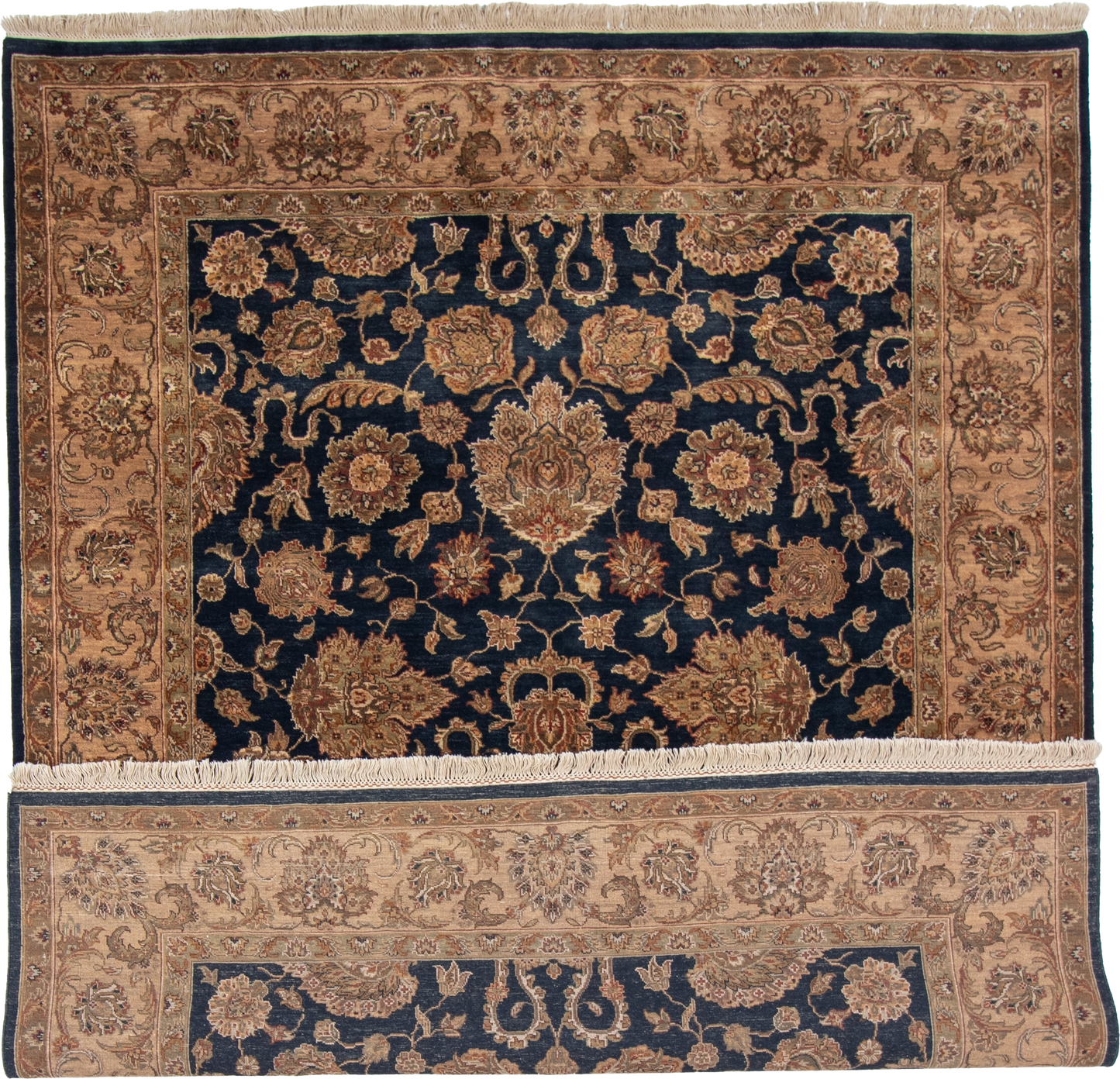 W 8 - L 9.11 - Sultan Wool Traditional Rectangle - Finest Hand-Knotted Quality Wool - 52640