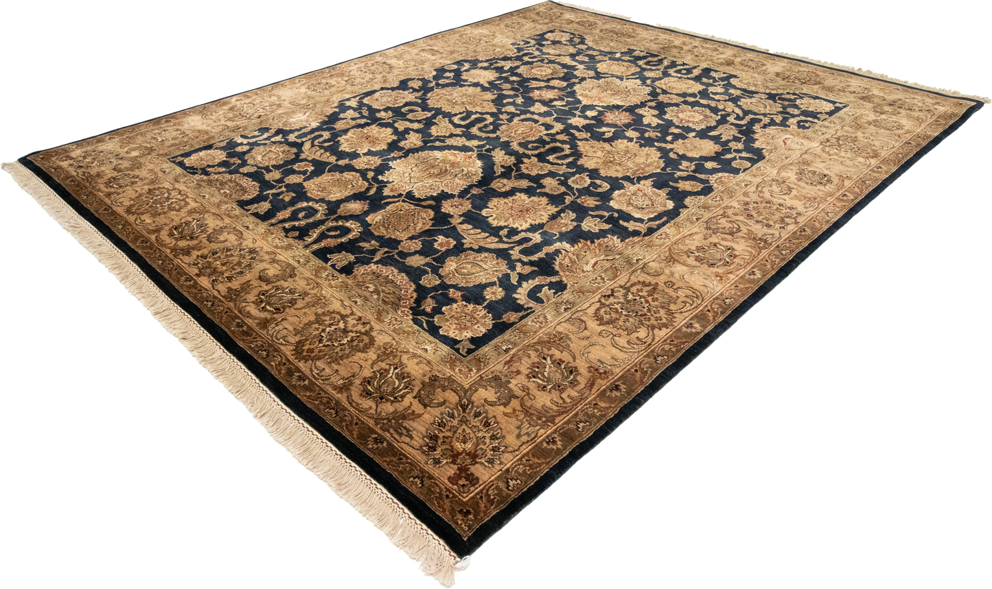 W 8 - L 9.11 - Sultan Wool Traditional Rectangle - Finest Hand-Knotted Quality Wool - 52640