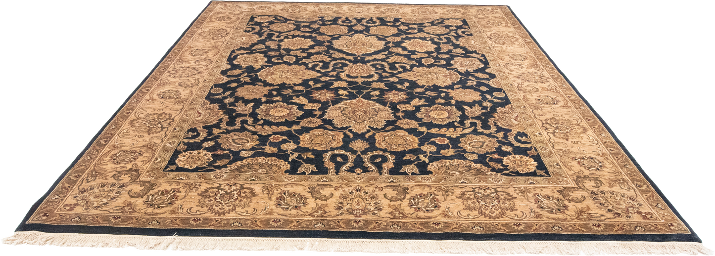 W 8 - L 9.11 - Sultan Wool Traditional Rectangle - Finest Hand-Knotted Quality Wool - 52640