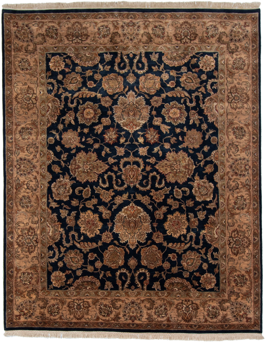 W 8 - L 9.11 - Sultan Wool Traditional Rectangle - Finest Hand-Knotted Quality Wool - 52640