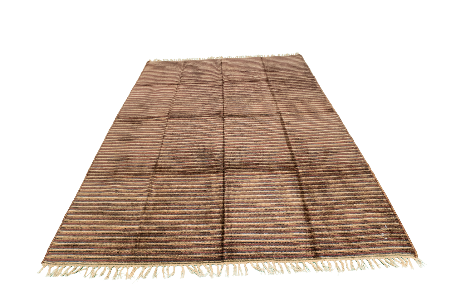 W 5 L 7 Kilim 100% Wool Hand-Woven All-Over Design - 52735