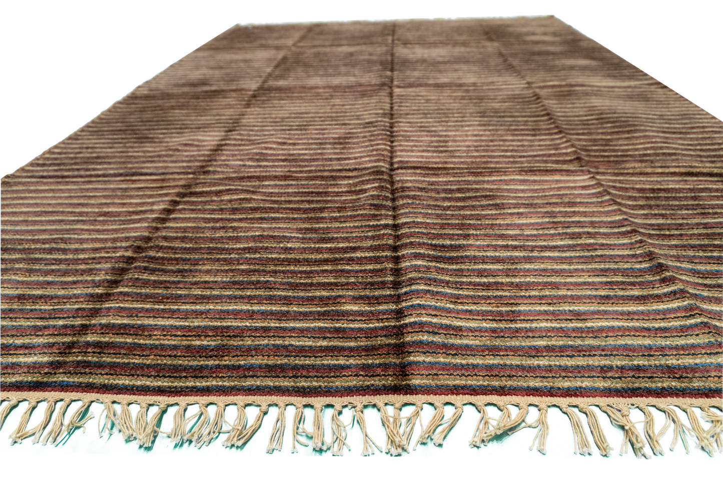 W 5 L 7 Kilim 100% Wool Hand-Woven All-Over Design - 52735