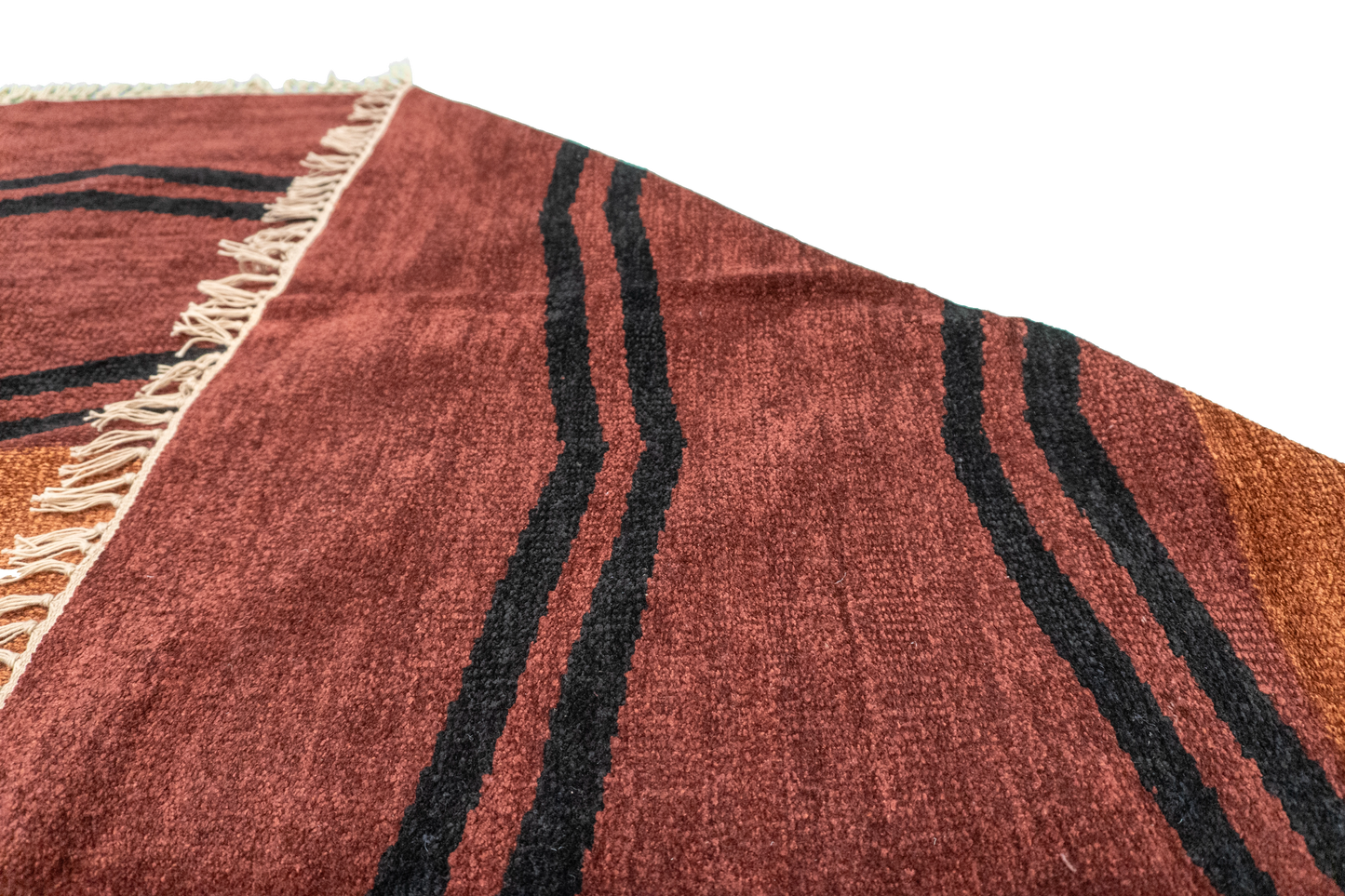 W 6 L 9 Kilim 100% Wool Hand-Woven All-Over Design - 52745