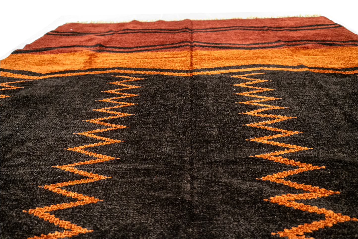 W 6 L 9 Kilim 100% Wool Hand-Woven All-Over Design - 52745