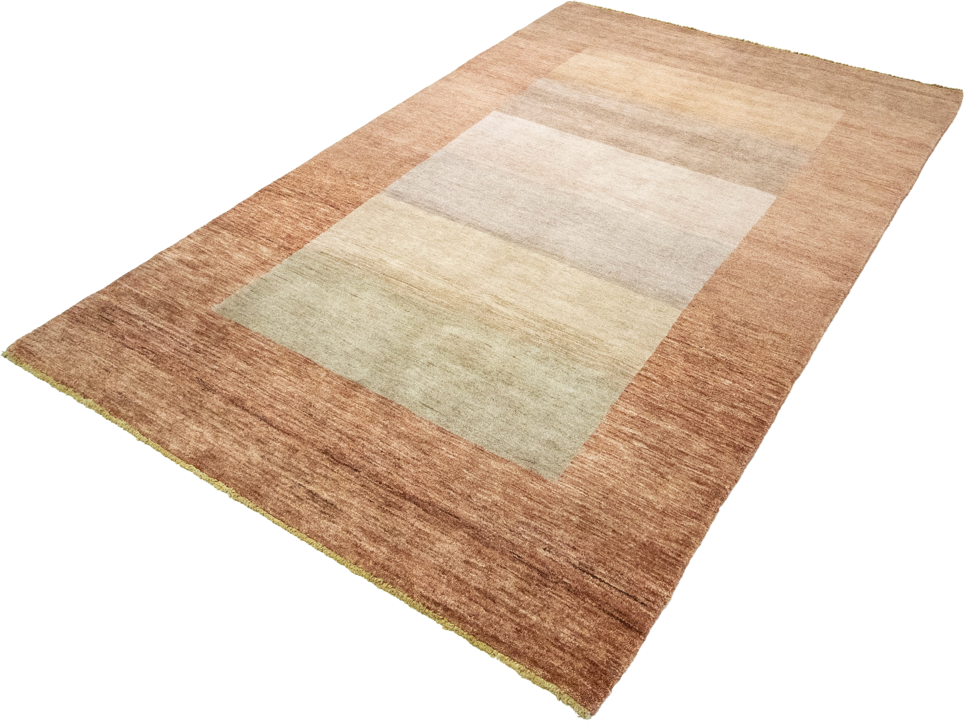 W 5.2 L 8.2 Modern 100% Wool Hand-Woven All-Over Design - 52968