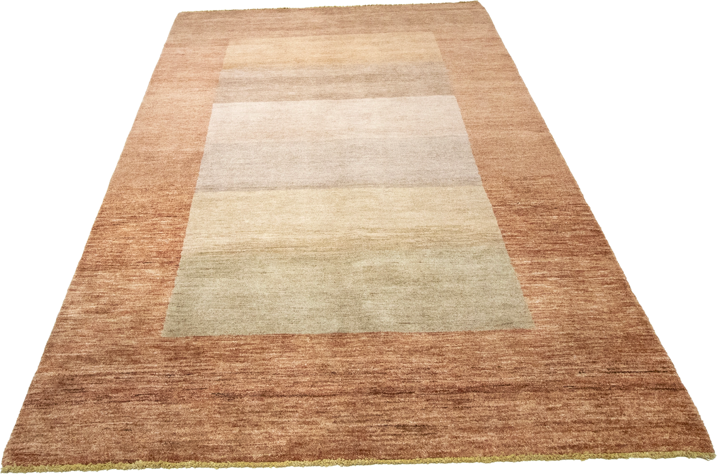 W 5.2 L 8.2 Modern 100% Wool Hand-Woven All-Over Design - 52968
