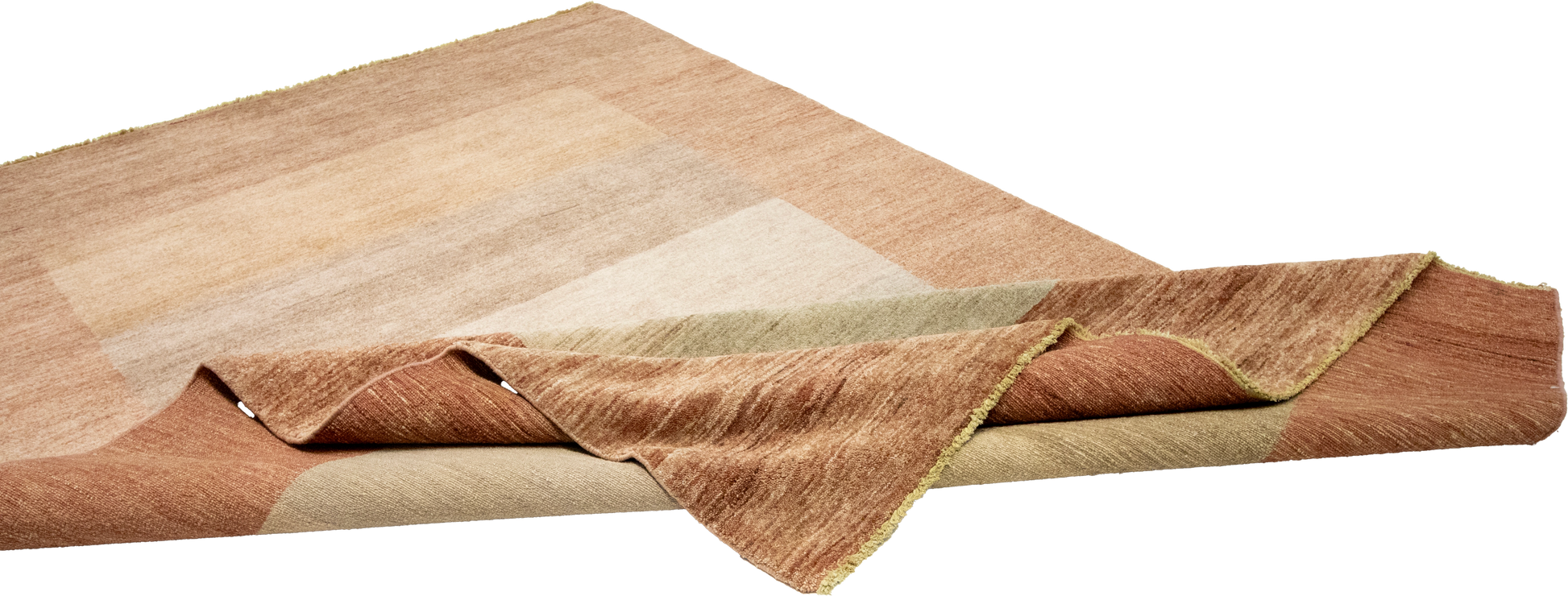 W 5.2 L 8.2 Modern 100% Wool Hand-Woven All-Over Design - 52968