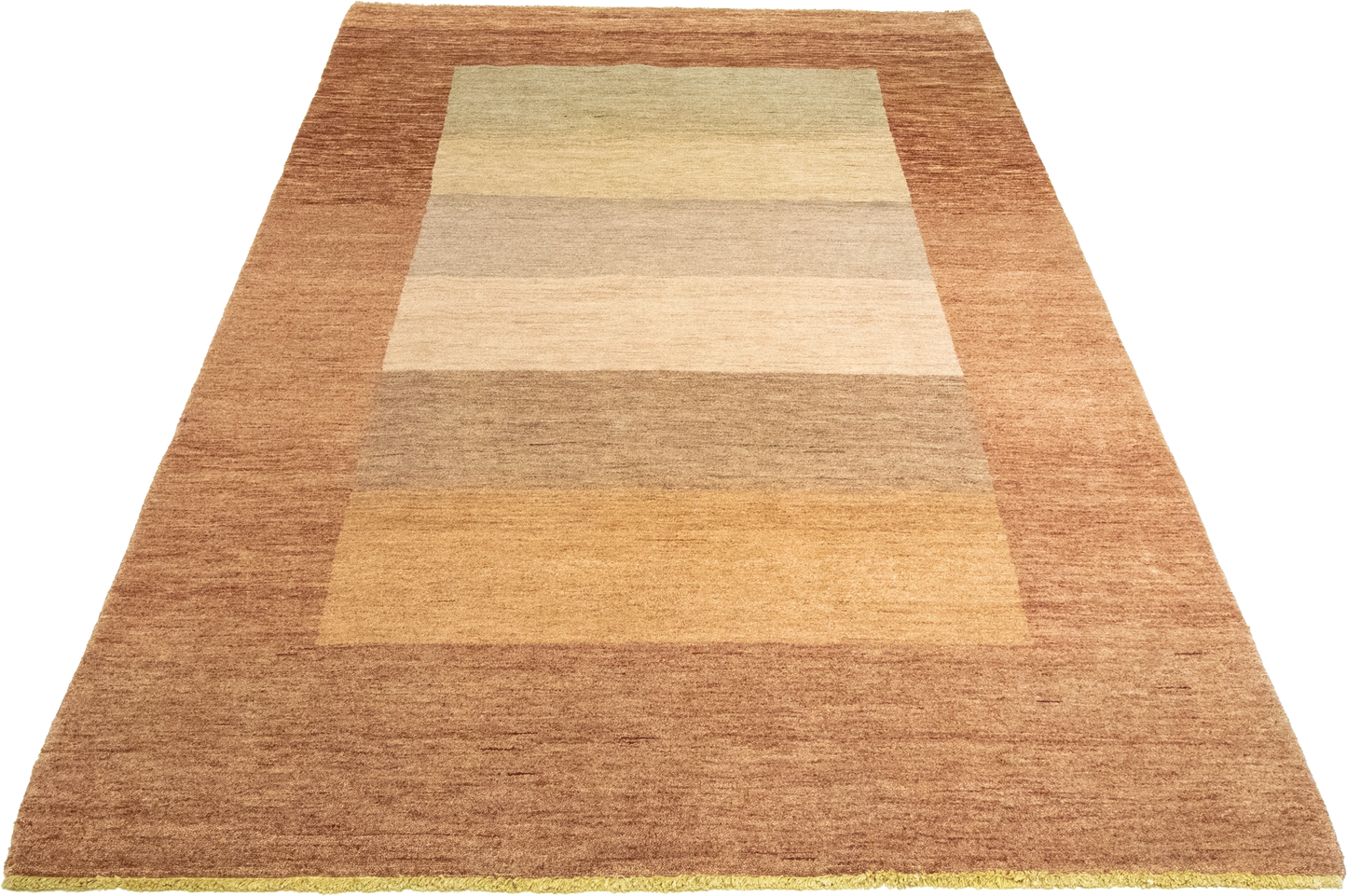 W 5.2 L 8.2 Modern 100% Wool Hand-Woven All-Over Design - 52968