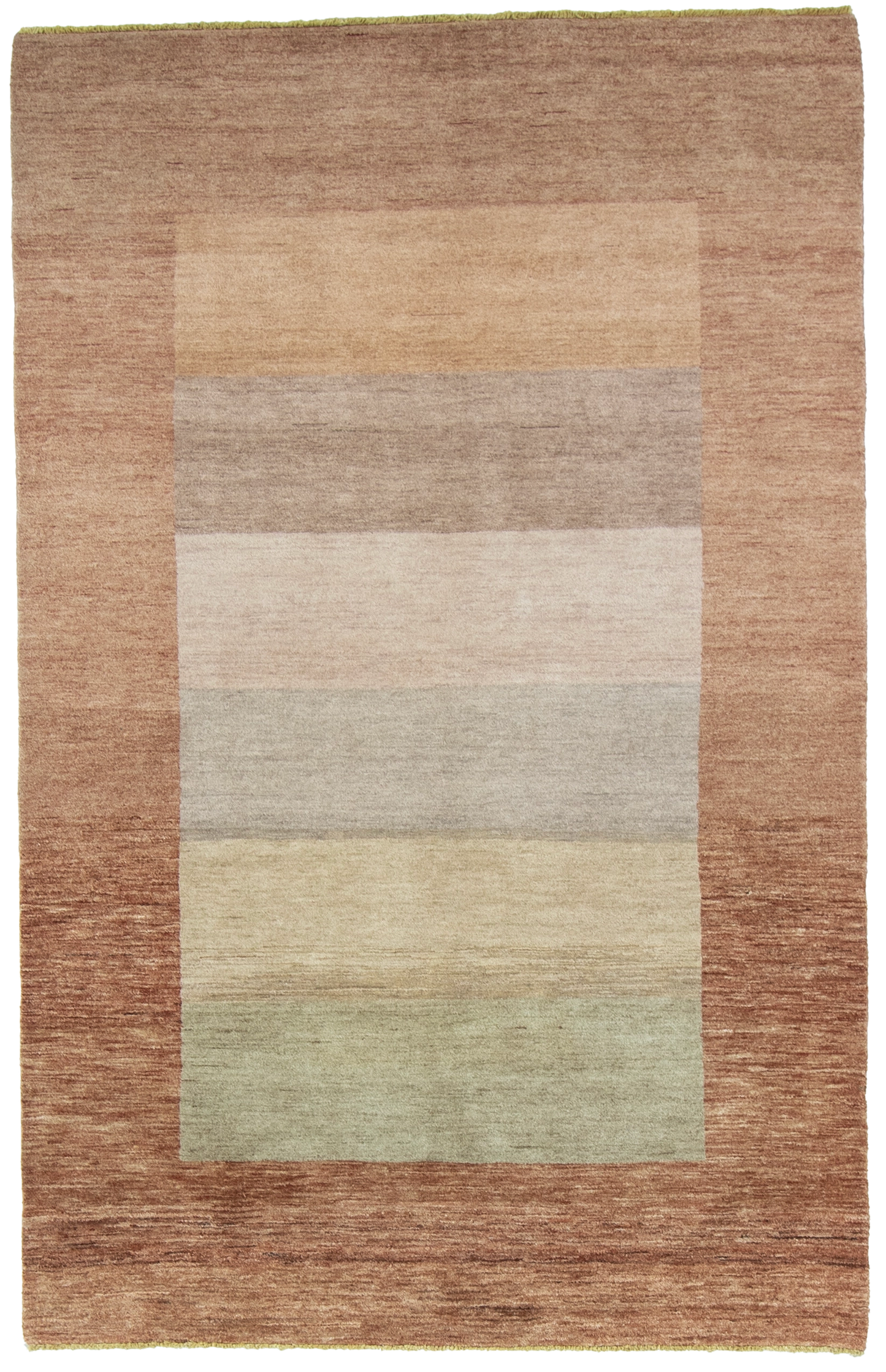 W 5.2 L 8.2 Modern 100% Wool Hand-Woven All-Over Design - 52968