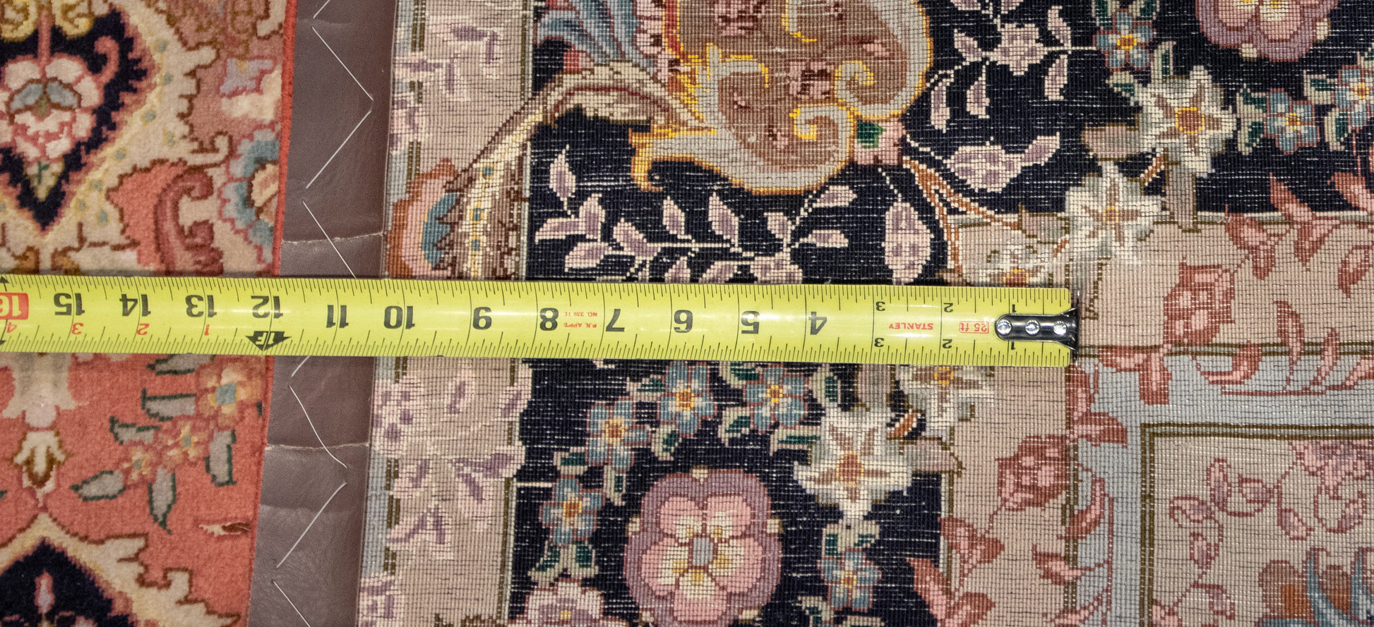 W 6.6 L 6.10 Tabriz Silk And Wool Blend Hand-Woven Medallion Design - 53020