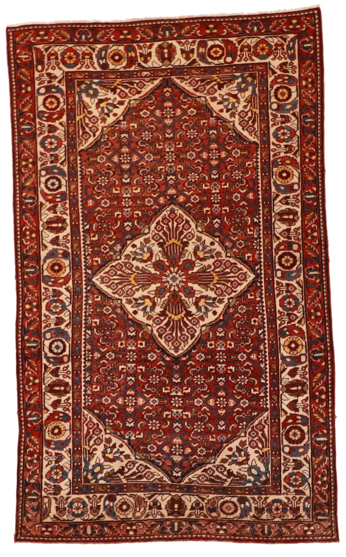 4.4 x 7.2 - Bakhtiarie Wool Traditional Rectangle - Finest Hand-Knotted Quality Wool — 53183