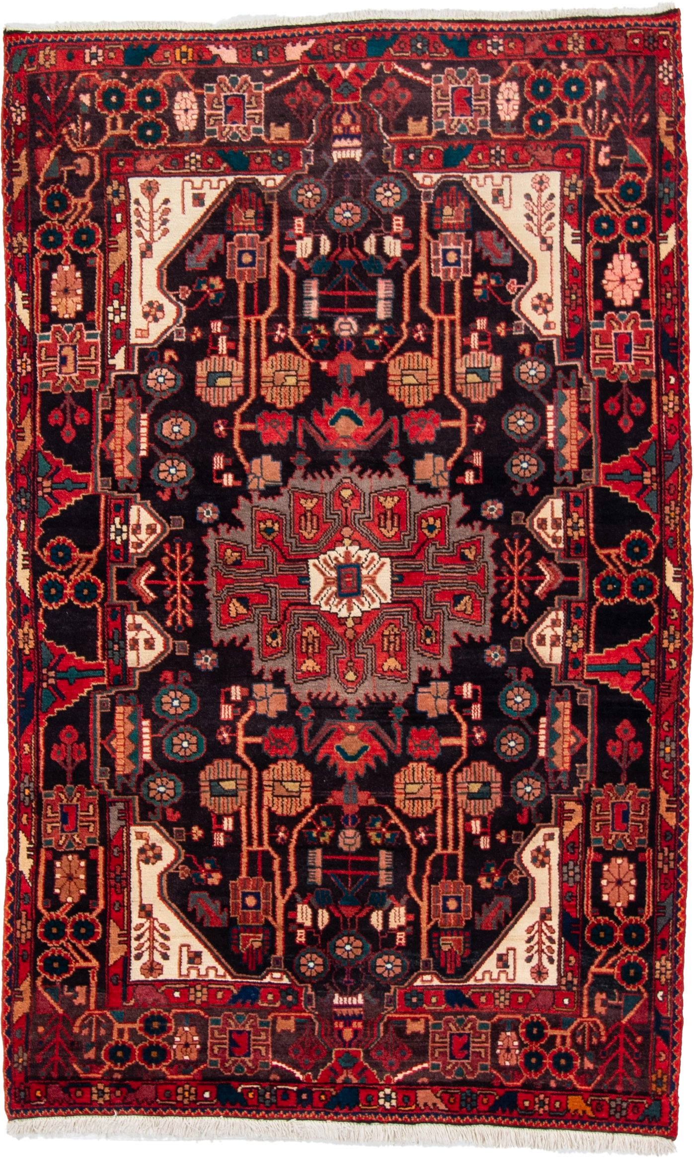 W 5 L 8 Lori 100% Wool Hand-Woven All-Over Design - 53206