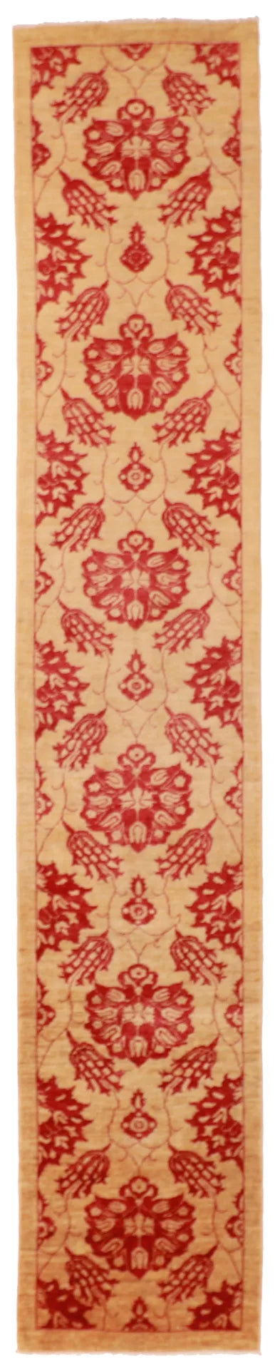 2.6 x 13.2 - Sh Abbas Fine All Over Rectangle - Finest Hand-Knotted Quality Wool — 53487