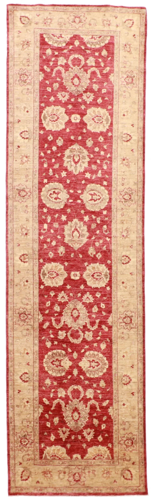 3.10 x 13.6 - Sultan Abad Fine All Over Rectangle - Finest Hand-Knotted Quality Wool — 53581