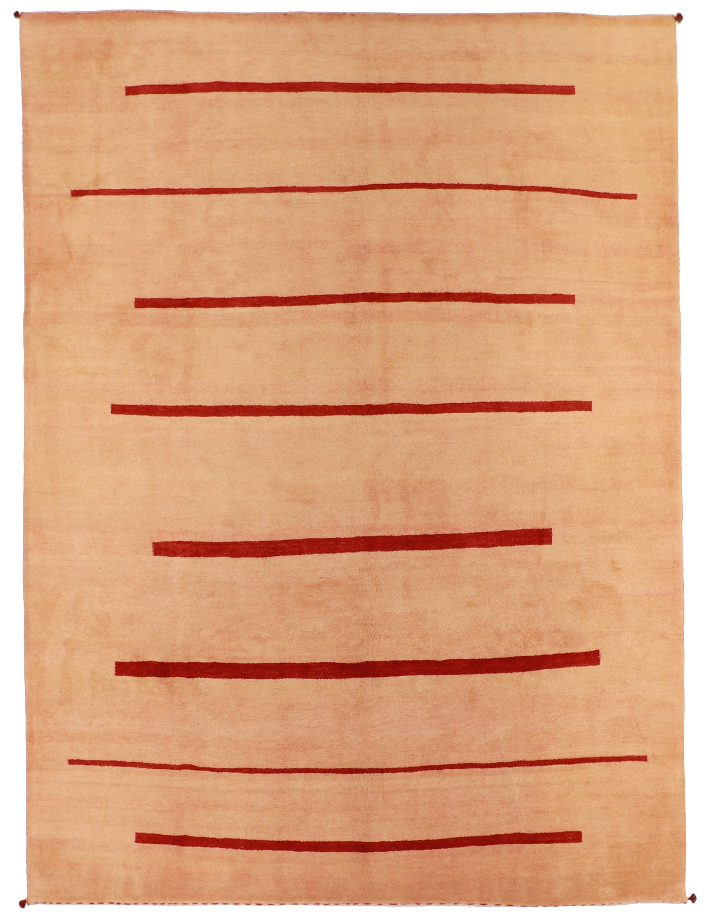 W 9.6 L 12.1 Gabbeh 100% Wool Hand-Woven All-Over Design - 53752