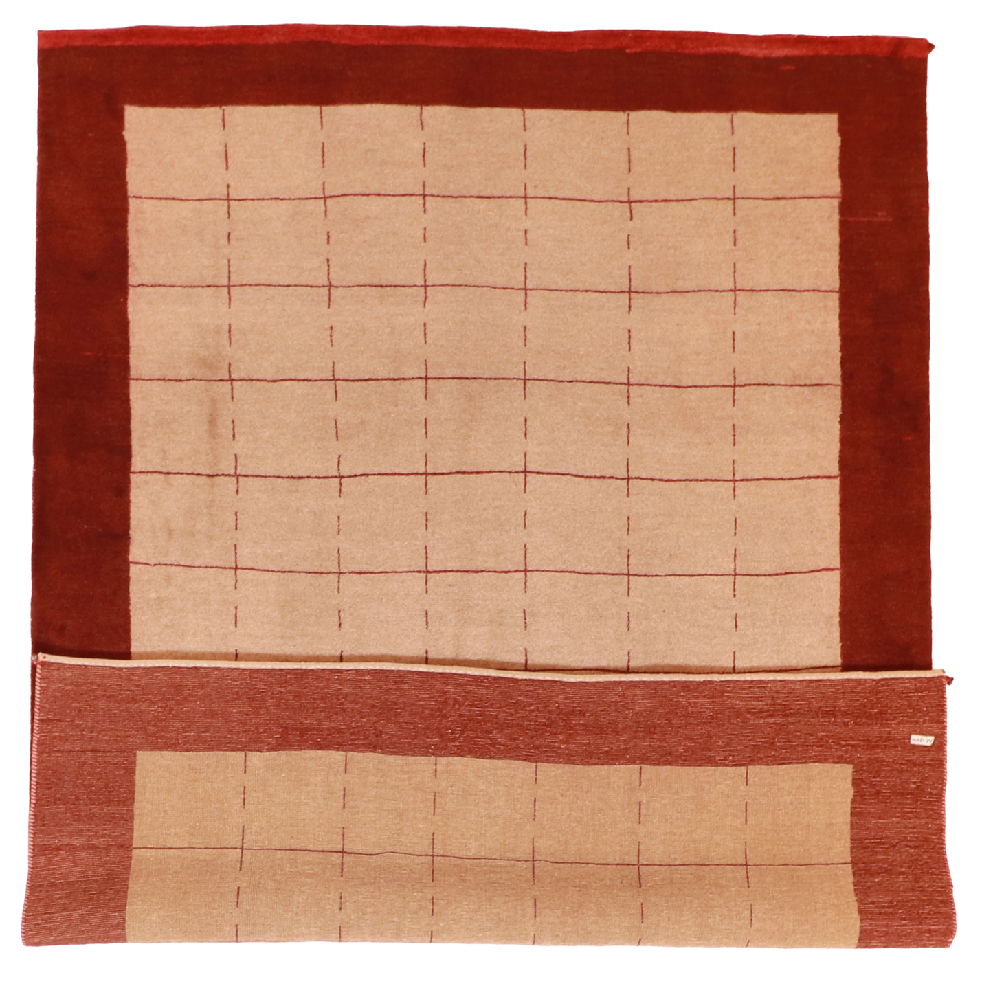 W 8 L 10.9 Gabbeh 100% Wool Hand-Woven All-Over Design - 53755