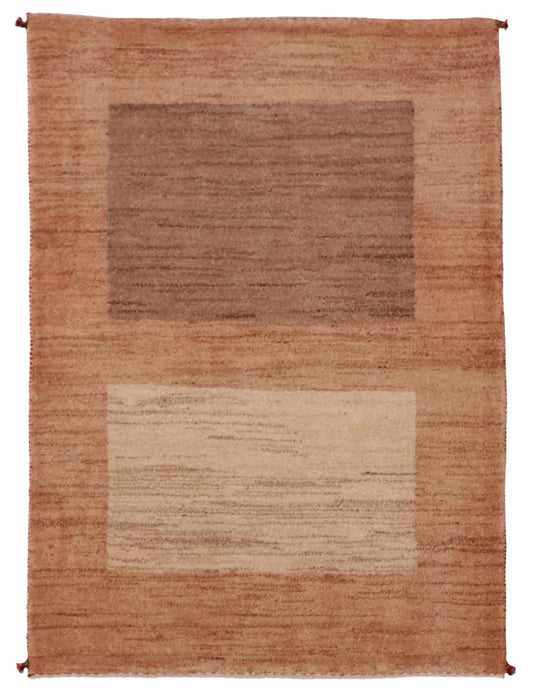 3.3 x 4.7 - Gabbeh Wool All Over Rectangle - Finest Hand-Knotted Quality Wool — 53777