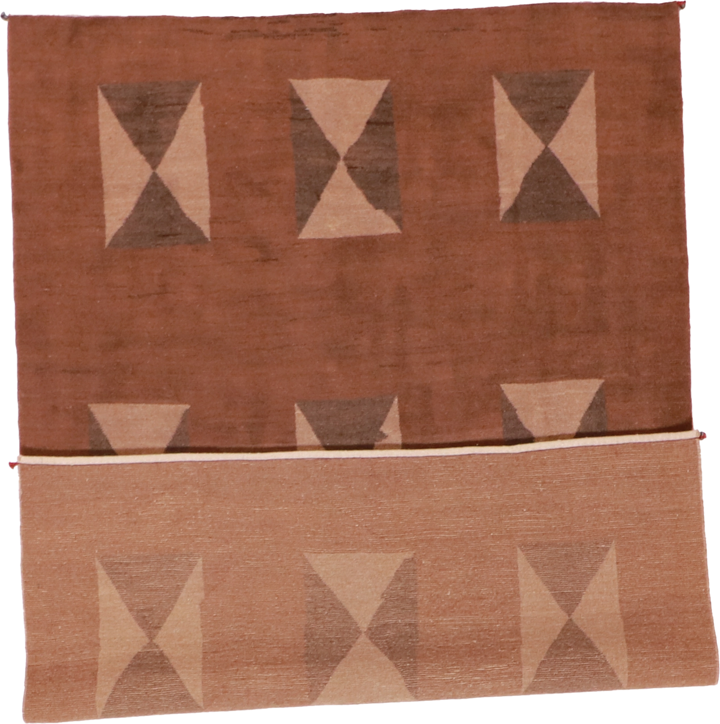 W 6.5 L 9.4 Yalame 100% Wool Hand-Woven All-Over Design - 53816