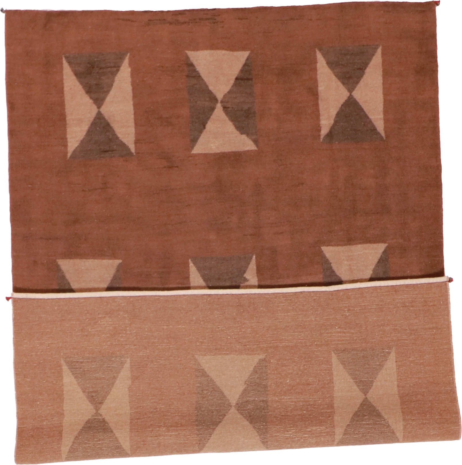 W 6.5 L 9.4 Yalame 100% Wool Hand-Woven All-Over Design - 53816