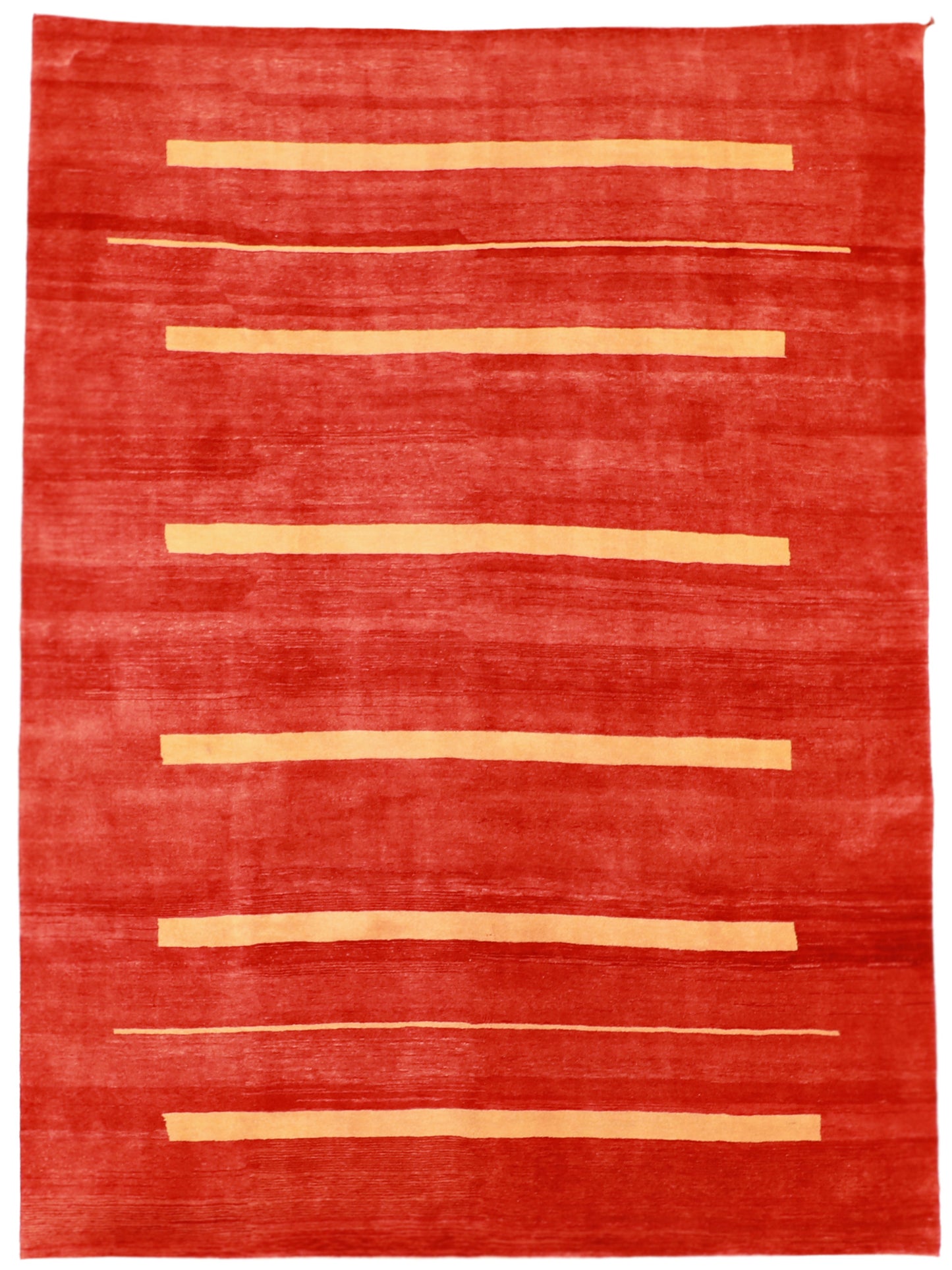 W 8 L 10.9 Gabbeh 100% Wool Hand-Woven All-Over Design - 53848