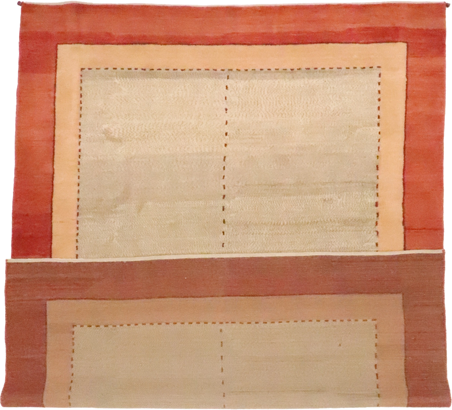W 8.4 L 10.1 Gabbeh 100% Wool Hand-Woven All-Over Design - 53854