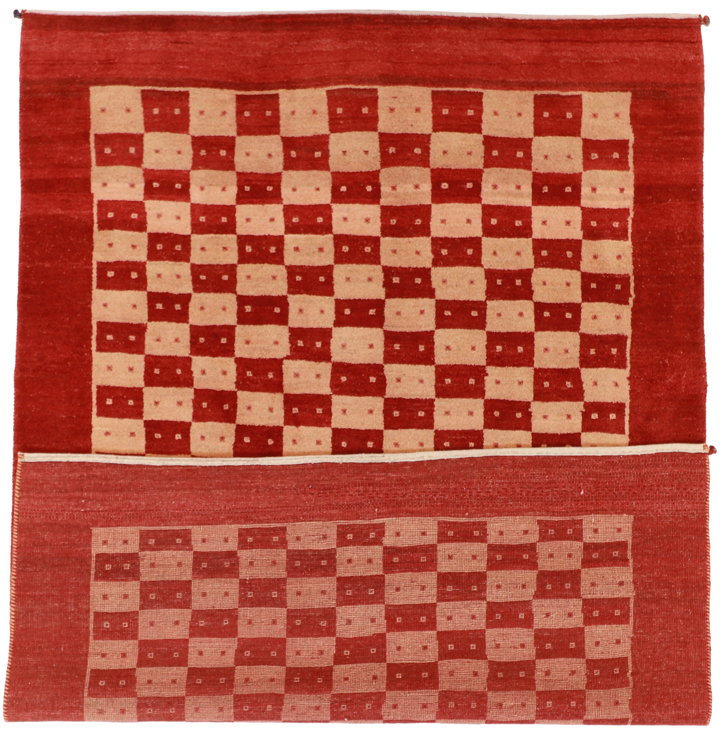 W 6 L 8.9 Gabbeh 100% Wool Hand-Woven All-Over Design - 53866