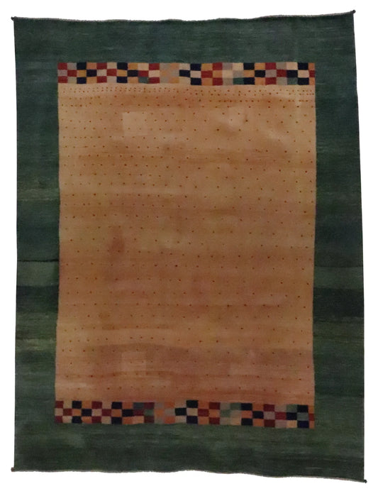 W 9.6 - L 12.7 - Gabbeh Fine/Wool All Over Rectangle - Hand Woven Rug - 53880