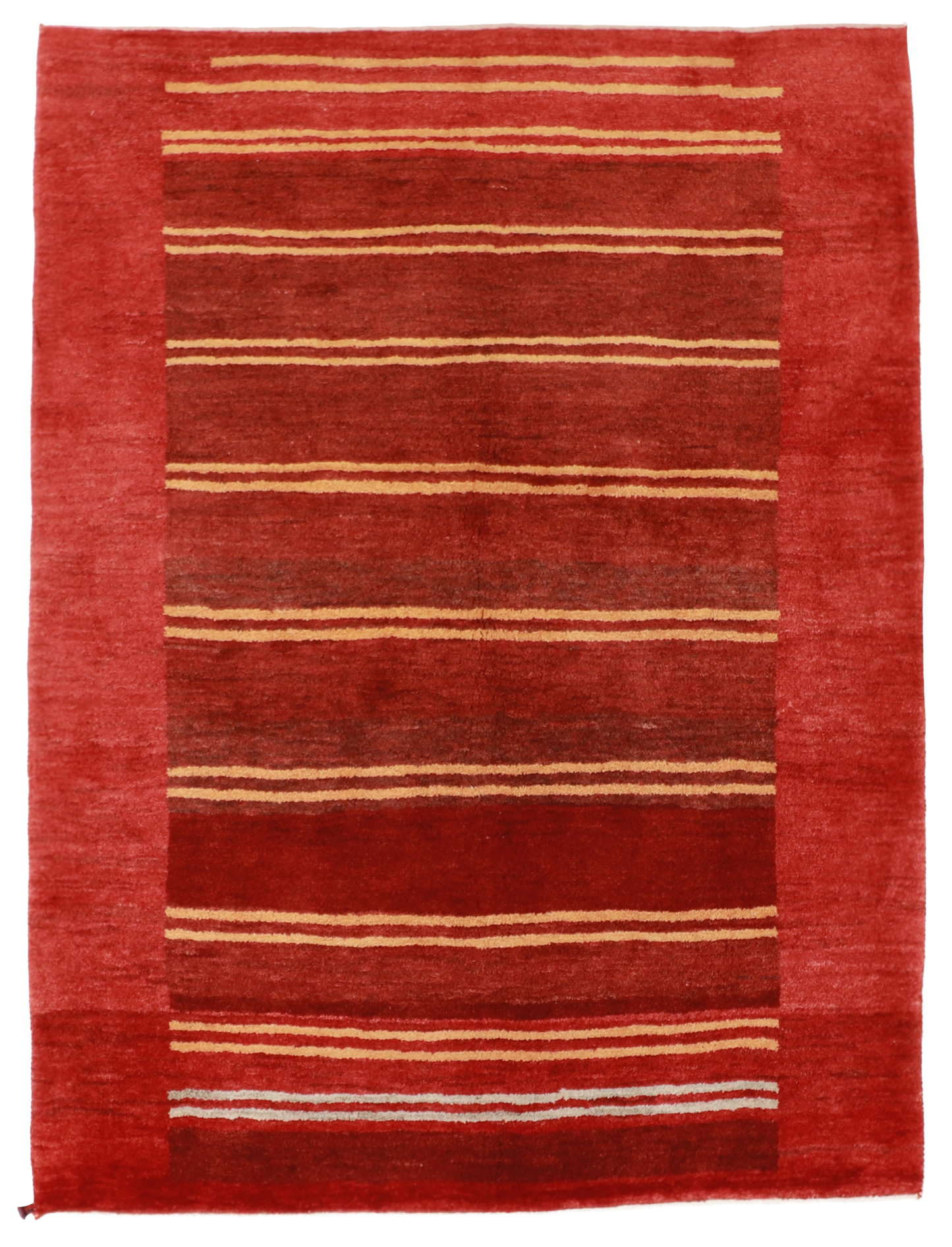 W 4.9 L 6 Gabbeh 100% Wool Hand-Woven All-Over Design - 53901