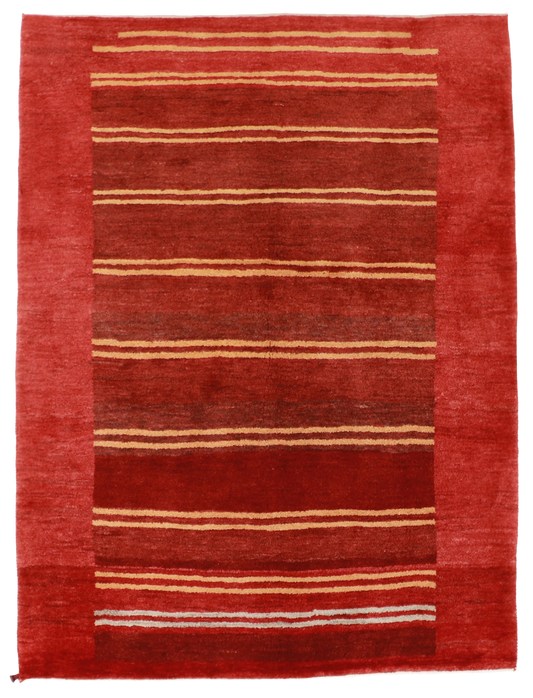 W 4.9 L 6 Gabbeh 100% Wool Hand-Woven All-Over Design - 53901