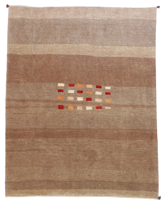 5x7 - Gabbeh Fine All Over Rectangle - Hand Knotted Rug — 53905
