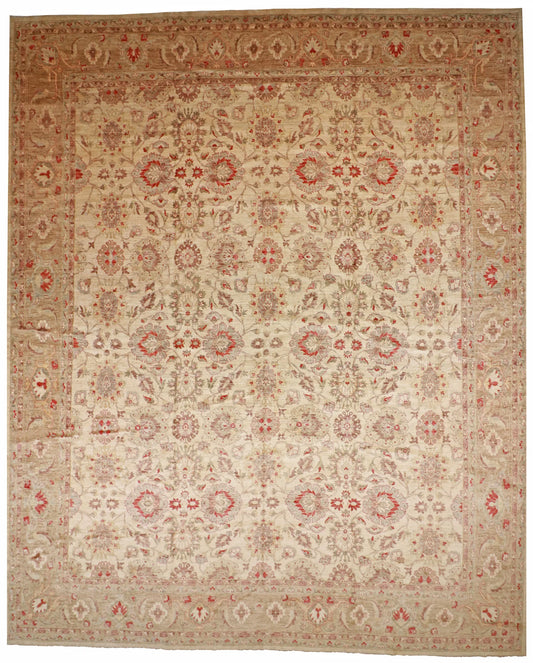 W 15.6 L 18.11 Bakhtiarie 100% Wool Hand-Woven All-Over Design - 54043