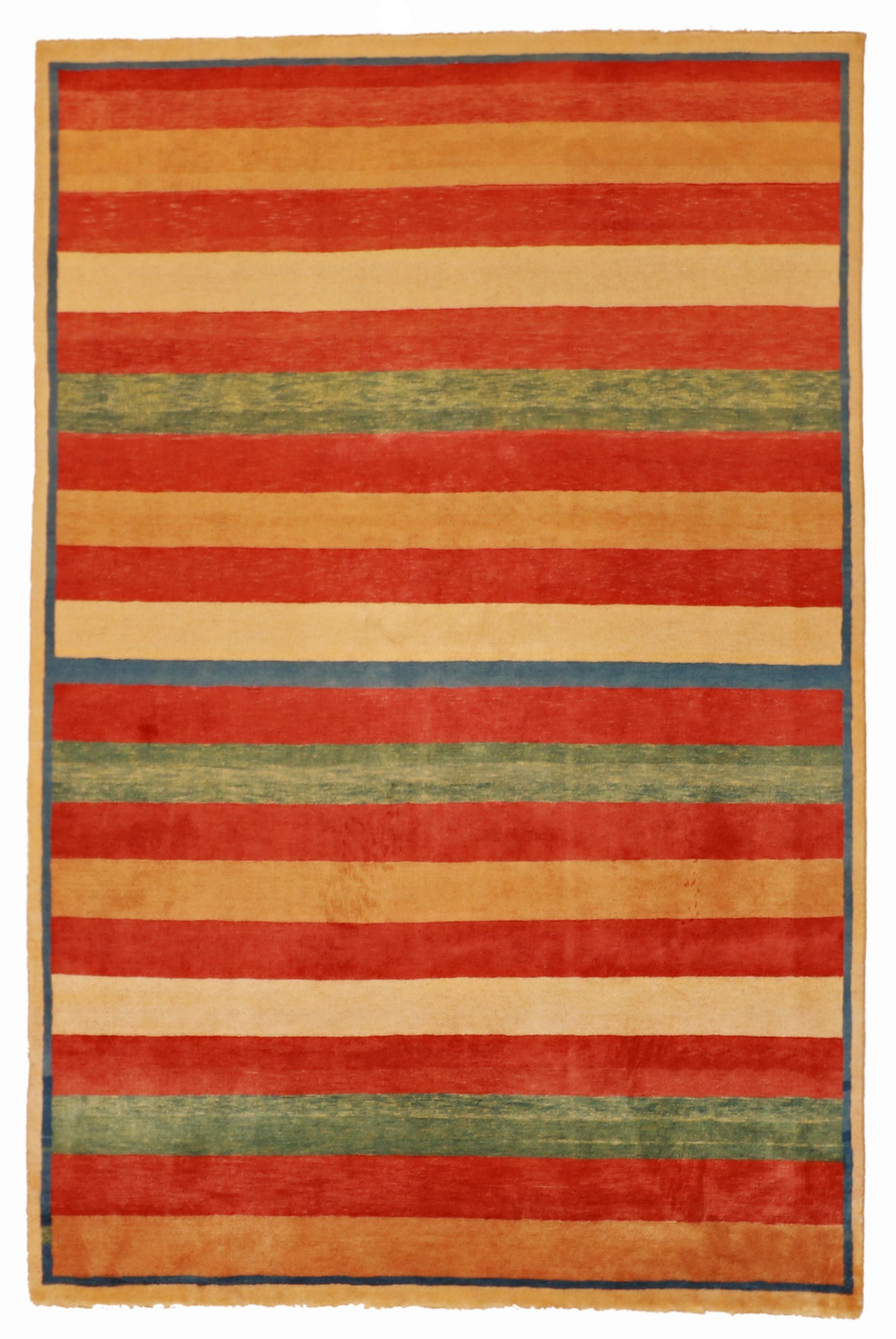 W 4.7 L 6.10 Choba 100% Wool Hand-Woven All-Over Design - 54133